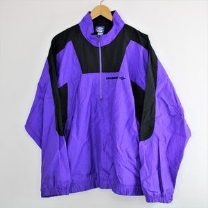 Unisex Umbro Warm Up Track Jacket Sz Large Purple